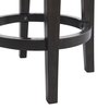 Alaterre Furniture Clara Swivel Counter Height Stool, Dark Brown, 2PK ANCL01FDCR2
